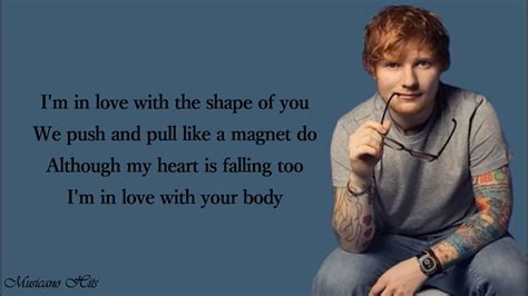 ed sheeran shape of you lyrics